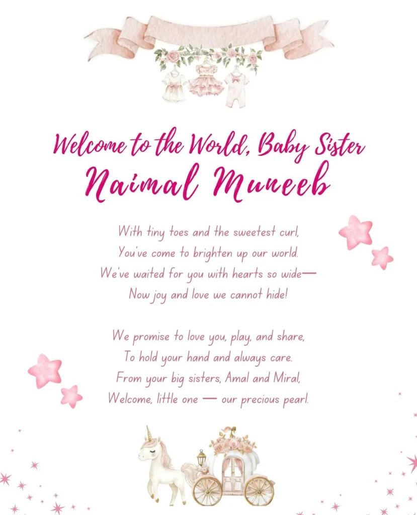 Aiman Khan News of Welcoming Third Baby Girl