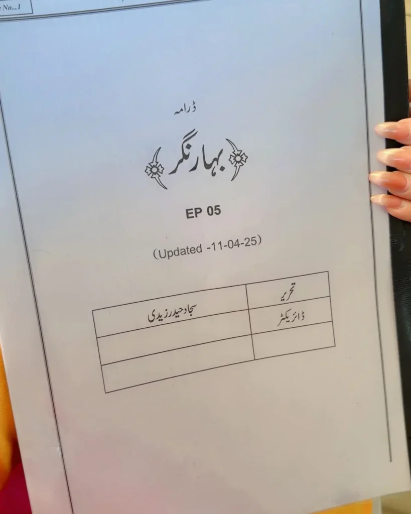 Bahar Nagar Drama Cast – Full Details