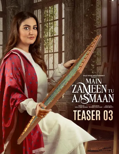 Hiba Bukhari in Main Zameen Tu Aasman drama cast