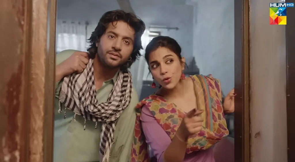 Imran Ashraf and Sonya Hussyn in Masoom Dama