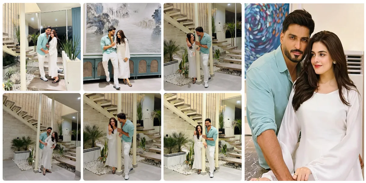 Latest Photos of Omer Shahzad and Wife Shanzay Lodhi