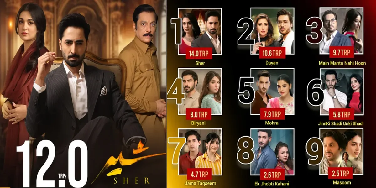 Top 10 Most Watched Pakistani Dramas of September 2025