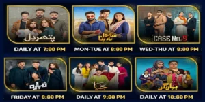 Latest Geo TV Dramas Schedule & Timings